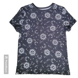 RIBBED SUN MOON STARS TEE - XL